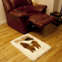 Baby Alpaca Fur Bed Side Rug