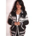 Inca Collar Fleeced jacket Charcoal