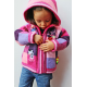 Alpaca Lined Jacket with Puppets-Pink