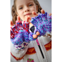Children's Fingerless Gloves with Top