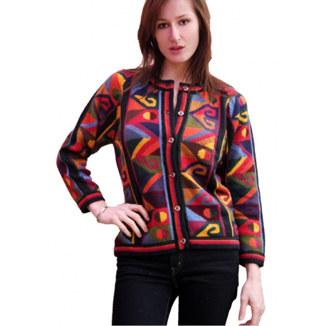 Intarsia Tapiz Jacket