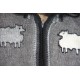 Children's Lamb Design Jacket Grey