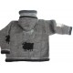 Children's Lamb Design Jacket Grey