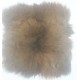 Round Baby Alpaca Fur Cushion