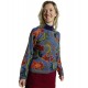 Intarsia Flora Jacket