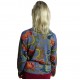 Intarsia Flora Jacket