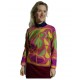 Intarsia Blossom Alpaca Jacket