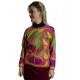 Intarsia Blossom Alpaca Jacket
