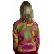 Intarsia Blossom Alpaca Jacket
