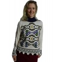 Ladies Intarsia Rosita Alpaca Jumper
