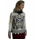 Ladies Intarsia Rosita Alpaca Jumper